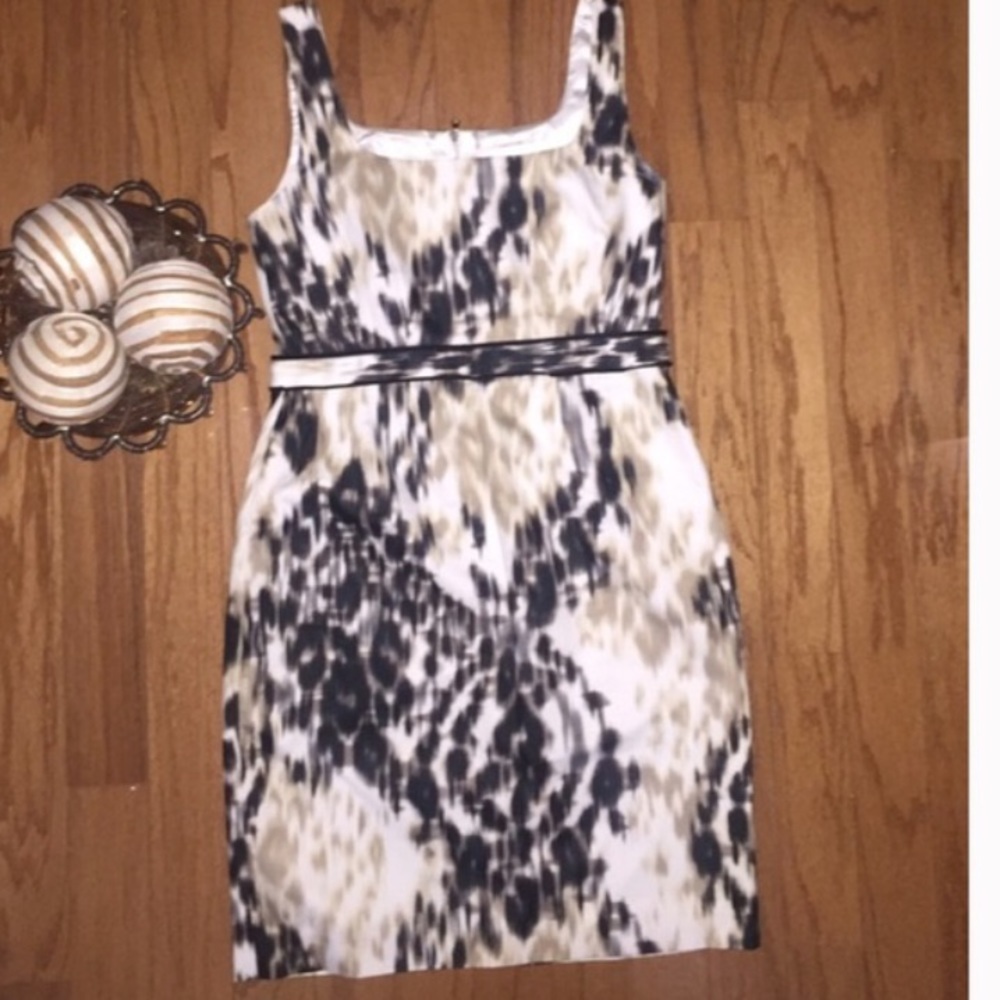 😍T by TAHARI😍GRADIENT ANIMAL PRINTED SHEATH😍